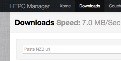 Sabnzbd screenshot